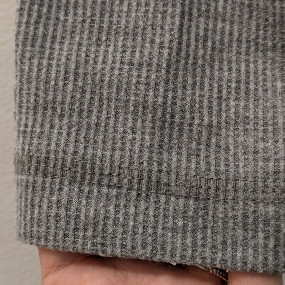 Eddie Bauer Waffle Textured Long Sleeve Gray Sleepwear Shirt Men’s Medium - Picture 6 of 13